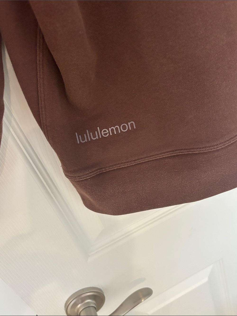 LULULEMON Perfectly Oversized Crewneck Sweatshirt brown size large - Picture 6 of 10